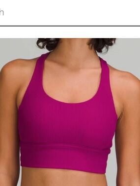 lululemon Energy Longline Bra Rib